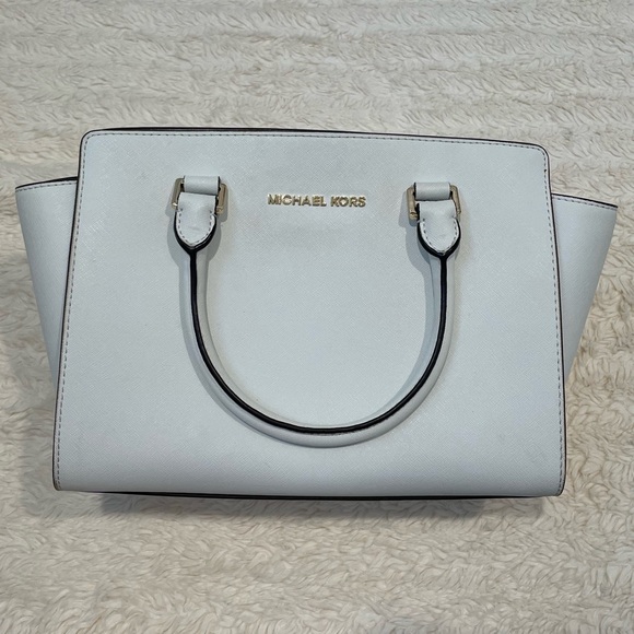 Michael Kors Selma Saffiano Leather Medium Satchel - Picture 3 of 6